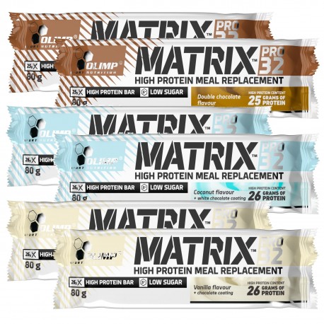 Olimp - 6x Matrix Bar Pro 32 80g Mix of flavours