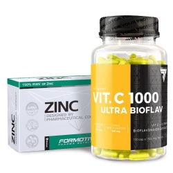 Trec Vitamin C 1000 Ultra Bioflav 100k + Formotiva Zinc 60t