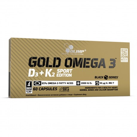 Olimp Gold Omega 3 D3+K2 Sport Edtion 60kaps
