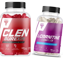 Trec - Clenburexin 180 kaps + L-Carnitine Complex 90kaps