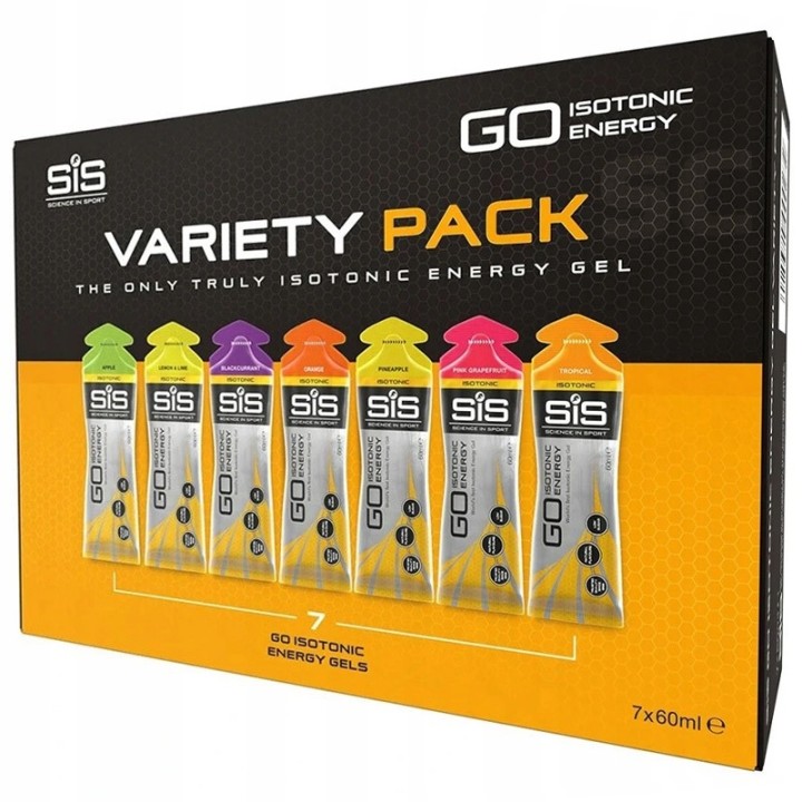 SiS Go Isotonic Energy Gel 60ml mix smaków variety