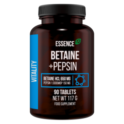 Essence Betaine + Pepsin 90 tabl. | Trawienie, metabolizm