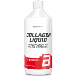 Biotech Collagen Liquid 1000ml | Płynny kolagen + kwas hialuronowy