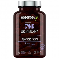 Essensey Cynk organiczny 120 kapsułek | Odporność, skóra
