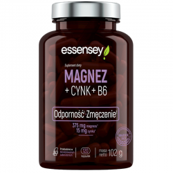 Essensey Magnez + Cynk + Witamina B6 | 120 kapsułek