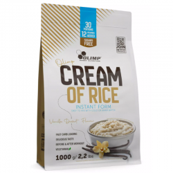 Olimp Cream of Rice - 1000 g | Pudding ryżowy | Zdrowy posiłek