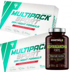 Trec - 2x Multipack Day/Night Formula 60k + Ashwagandha Forte 90 kaps.