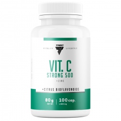 Trec Vitamin C Strong 500 100 kapsułek - Witamina C 500mg