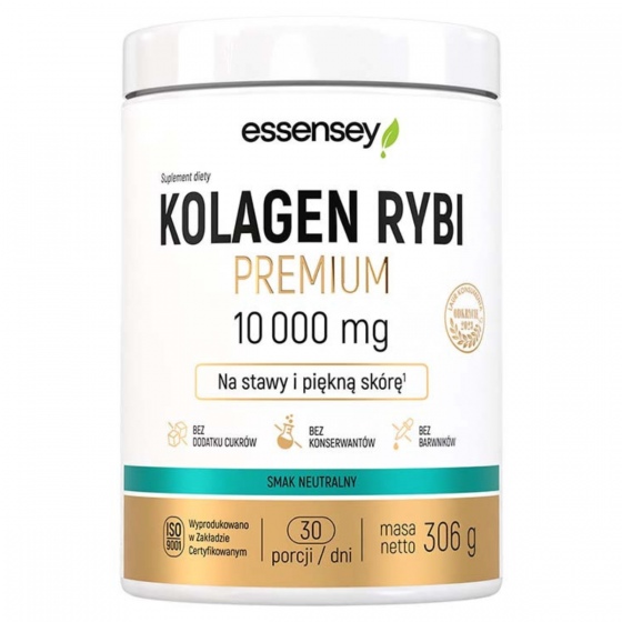 Essensey Kolagen Rybi Premiu 10000 mg - 306g | Smak Neutralny