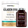 Zestaw Essensey Kolagen Rybi Premium 10000mg + Biotyna z cynkiem i skrzypem