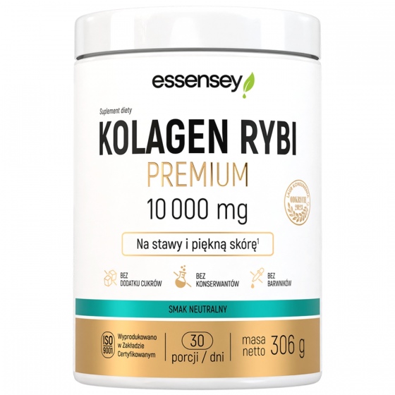 Essensey Kolagen Rybi Premiu 10000 mg - 306g | Smak Neutralny