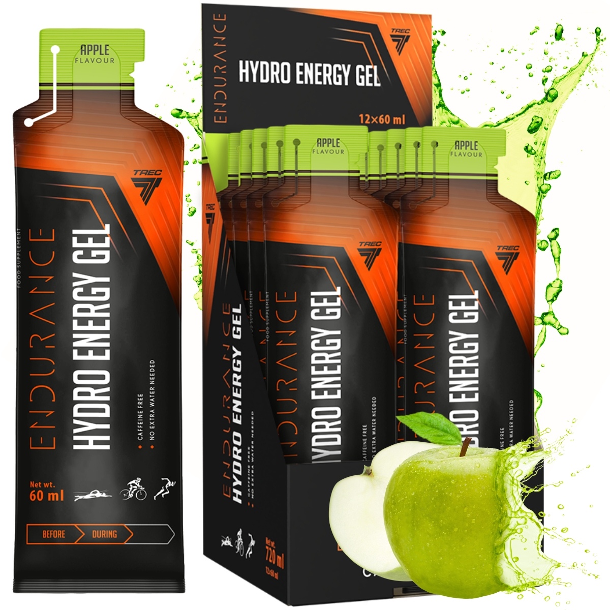 Trec Hydro Energy Gel 12x60g | Żel energetyczny z minerałami