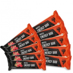 Trec Muesli Energy Bar 10szt, x 30g | żurawinowo-malinowy