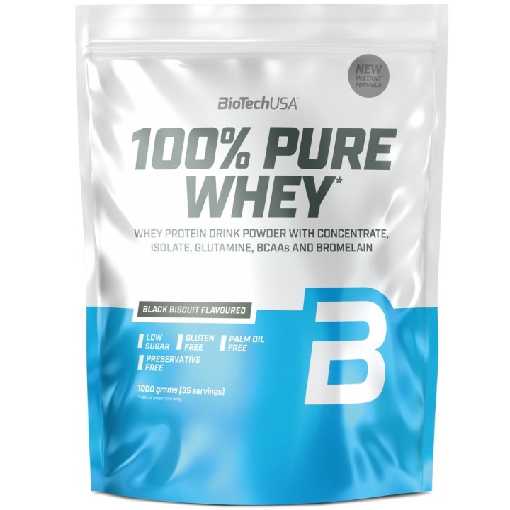 Biotech - 100% Pure Whey 1000g + Shaker Gratis!