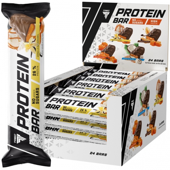 Trec Protein Bar 48g bez cukru | Wanilia-karmel