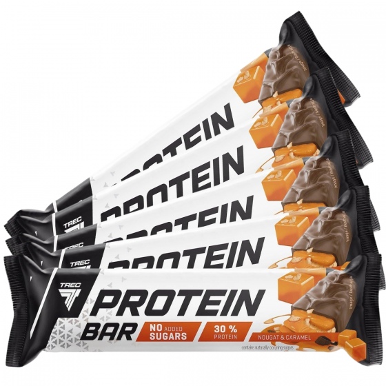 Trec Protein Bar 46g bez cukru | Nugat-karmel