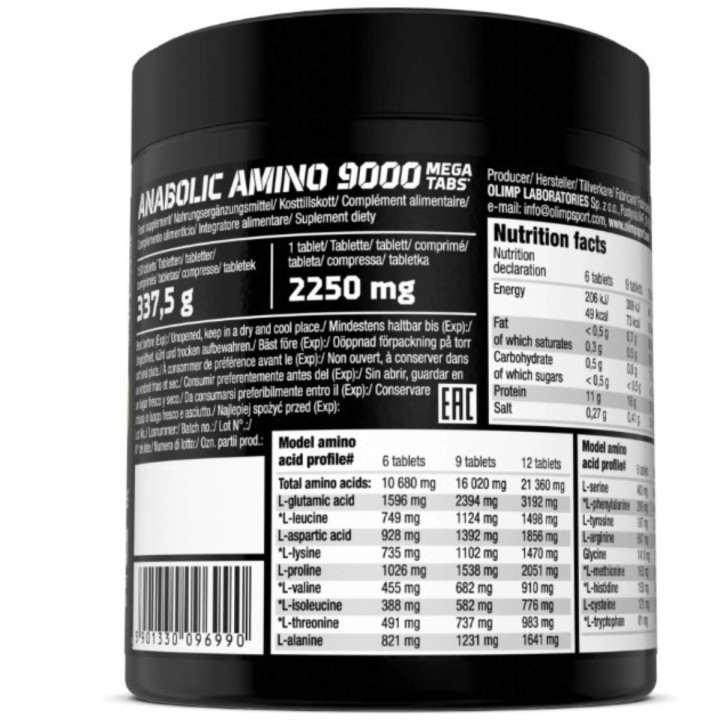 Olimp Anabolic Amino 9000 150 tabletek