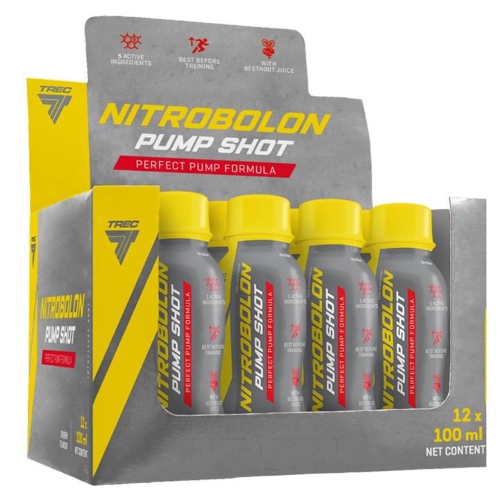 Trec Nitrobolon Pump Shot 100ml | wiśniowy