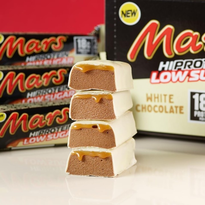 Mars Hi Protein Bar Low Sugar 57g | Biała Czekolada