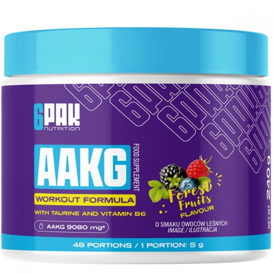 6PAK AAKG 240g | Owoce leśne