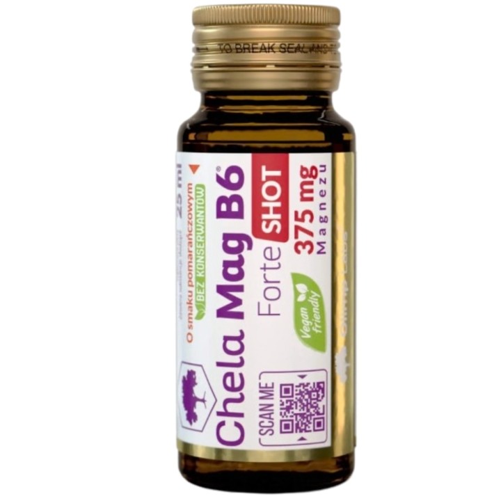 18 SZOTÓW MAGNEZU | Olimp Chela Mag B6 Forte Shot - 25ml
