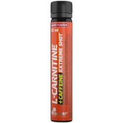 Olimp L-Carnitine + Caffeine Extreme Shot - 25 ml | smak pomarańczowy