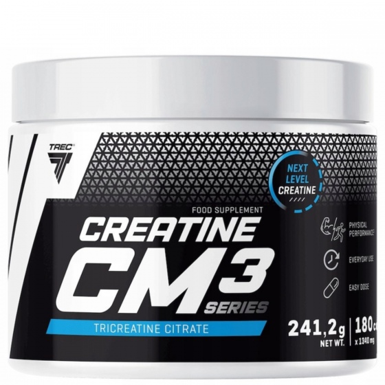 Trec Creatine CM3 180 kapsułek | Cytrynian kreatyny