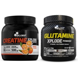 Olimp - Kreatyna Xplode + Glutamina Xplode